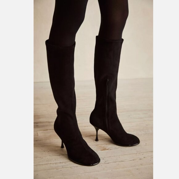 New Free People Jeffrey Campbell Kitty Knee-High Boots Size 7 MSRP: $198 - Picture 1 of 1